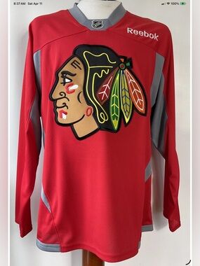 Reebok Chicago Blackhawks Stitched Jersey Size Small